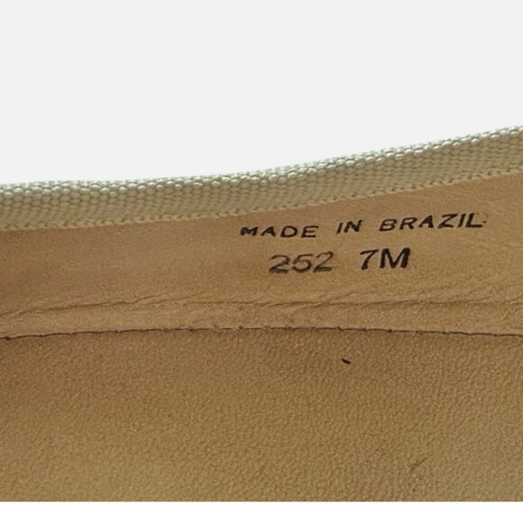 Kate Spade New York Canvas Rainbow Striped Espadrilles Flats Shoes Women size 7 - Picture 8 of 9